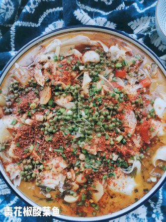 Sauerkraut Fish with Green Pepper