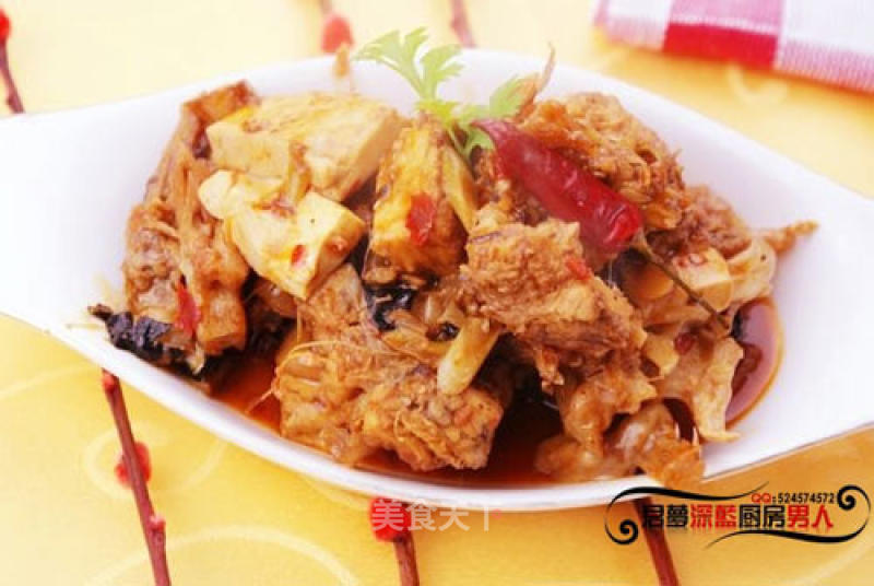 Fish's Love-stewed Tofu with Monkfish recipe
