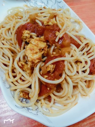Spaghetti with Tomato Sauce recipe