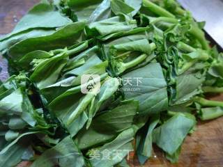 Stir-fried Rapeseed with Bamboo Shoots recipe