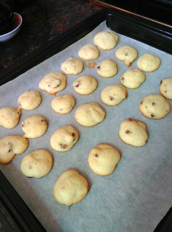 Cranberry Vanilla Cookies recipe