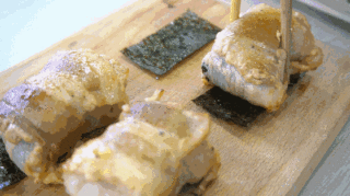 Korean Pork Wrapped Sushi recipe
