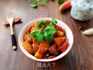 Braised Beef Tendon with High Bamboo Shoots recipe