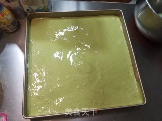 Matcha Honey Bean Cake Roll recipe