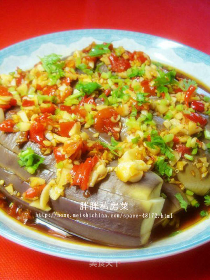 【hunan Cuisine】--steamed Eggplant with Chopped Pepper recipe