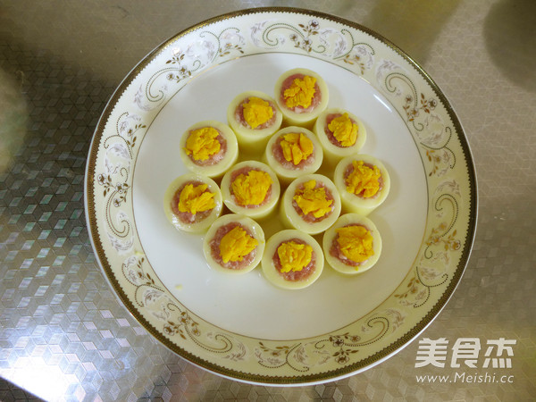 Steamed Minced Pork Stuffed with Tofu recipe