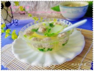 [healthy Soup Pot] Clearing Heat and Lishui Soup---winter Melon Meatball Soup recipe