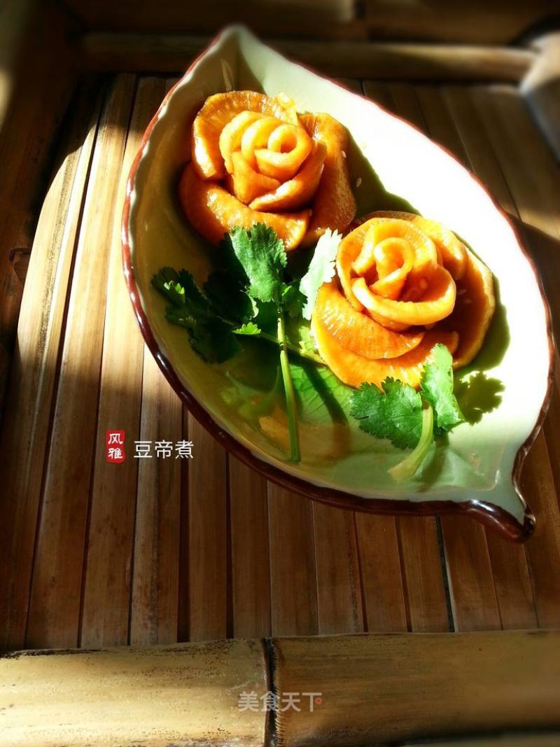 Sweet and Sour Crispy Radish recipe
