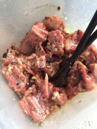 Steamed Pork Ribs with Lotus Bean Sauce recipe