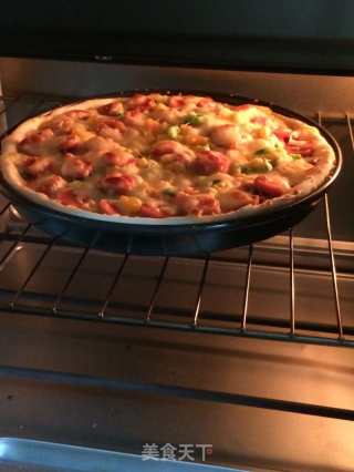 9 Inch Tuna Ham Pizza recipe