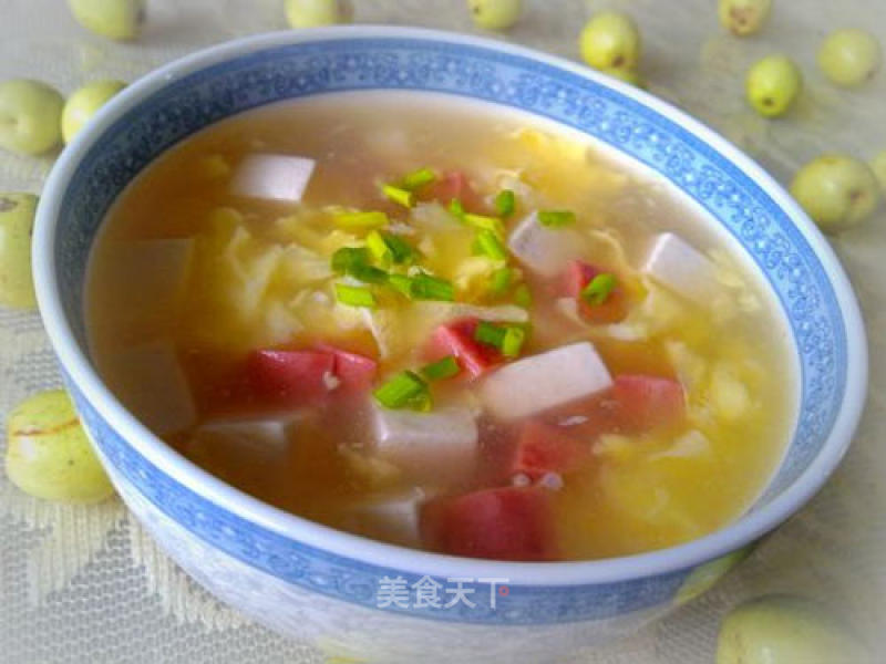 Egg Tofu Soup recipe