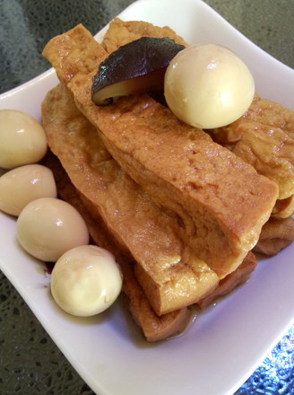 Marinated Tofu and Quail Eggs recipe