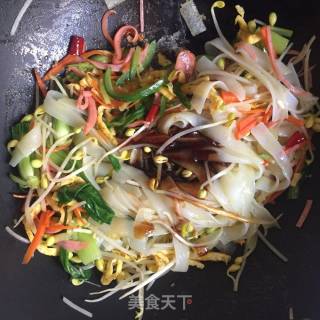 Fried Rice Noodles recipe