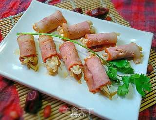 Bacon Enoki Mushroom recipe