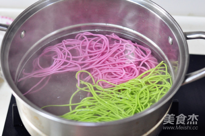 Colored Noodles recipe