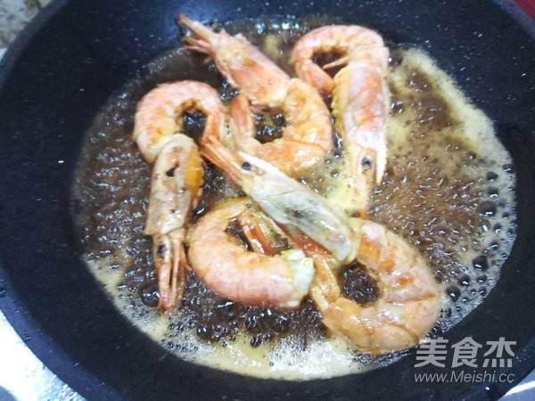 Braised Argentine Red Shrimp recipe