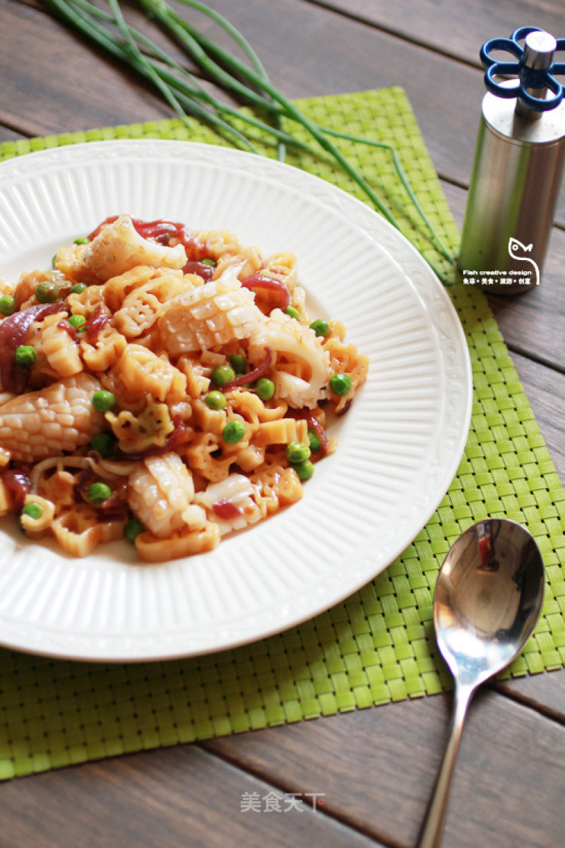 Seafood Sweet Apricot Pasta recipe