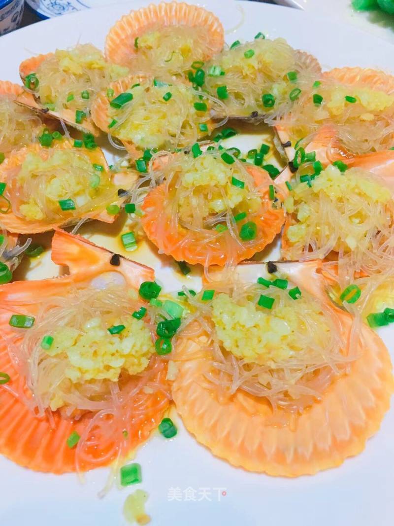 Steamed Scallops with Garlic Vermicelli recipe