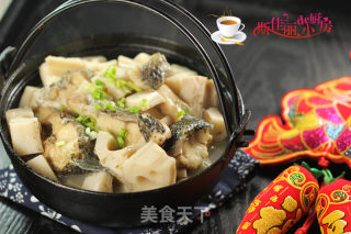【hubei】caiyu Braised Lotus Root recipe