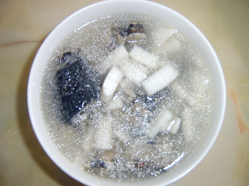 Fresh Coconut Black Chicken Soup recipe