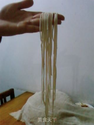 Dad Records The Whole Process of Rolling Noodles by Hand recipe