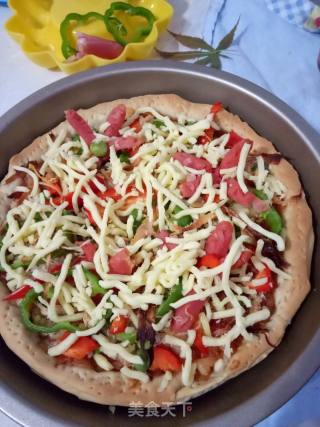 #the 4th Baking Contest and is Love to Eat Festival# Pork Floss Squid Pizza recipe