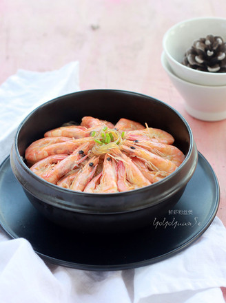 Shrimp and Vermicelli in Clay Pot recipe