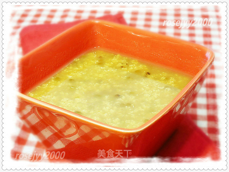 Millet Corn Mung Bean Porridge
