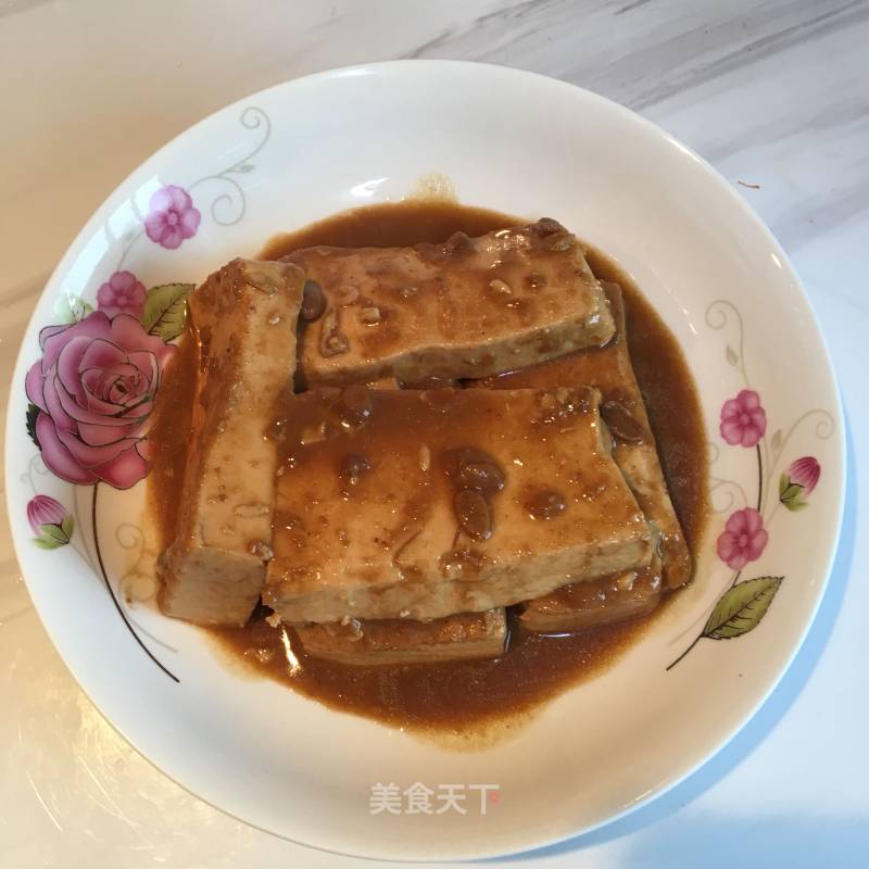 Braised Tofu with Bean Paste recipe