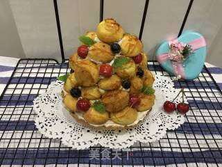 #aca Fourth Session Baking Contest# Making Pornographic White Puff Towers recipe