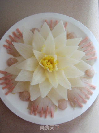 A Banquet Dish that Can be Called A Star Hotel Level-bergamot Guanyin Lotus recipe