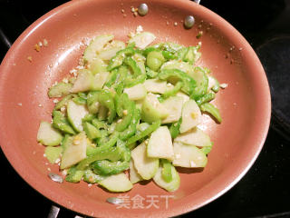 Fried Double Melon with Salted Egg recipe