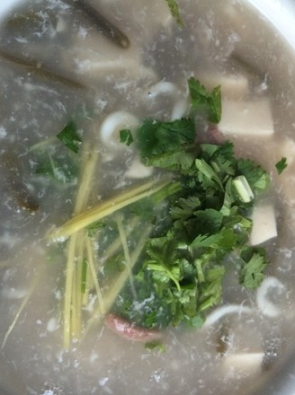 Brasenia Whitebait Soup recipe