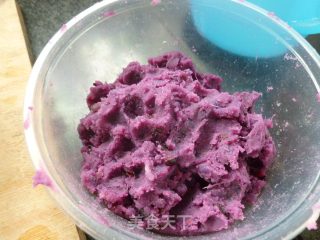 Purple Sweet Potato Mochi recipe