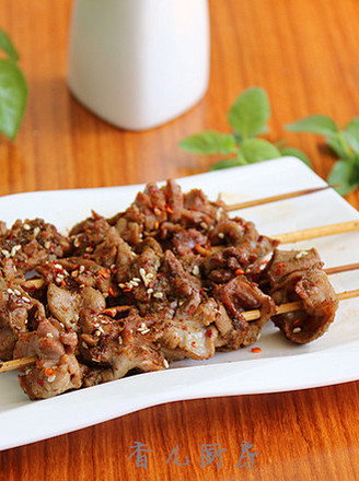 Spicy Grilled Chicken Gizzards recipe