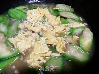 Loofah Noodle Soup recipe