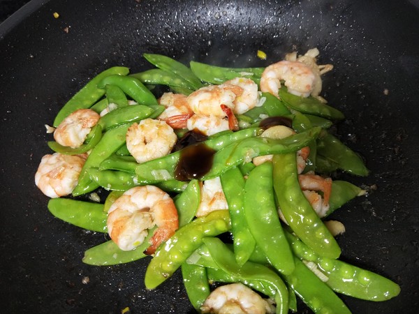 Shrimp Snow Peas recipe