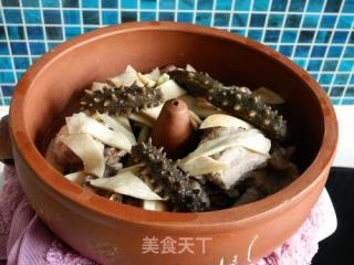 Original Flavor-steamed Pork Ribs and Sea Cucumber recipe