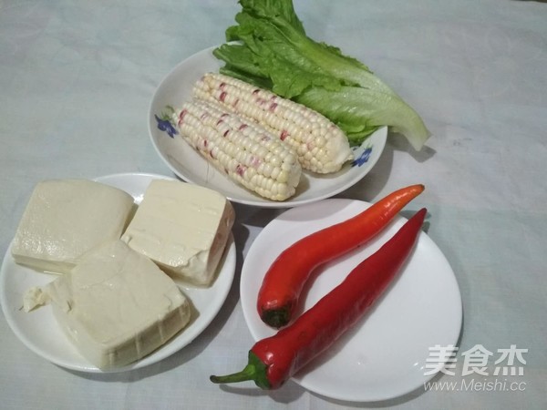 Tofu with Corn and Tofu recipe