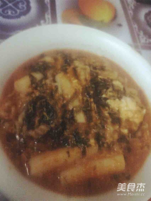 Korean Rice Cake Hot Pot Noodles recipe