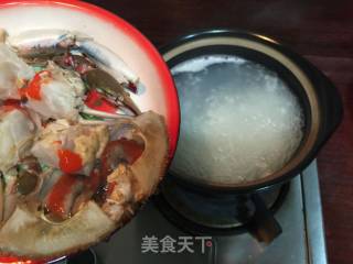 Crab and Duck Breast Casserole Congee recipe