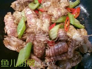 Salt and Pepper Mantis Shrimp Section──private Dishes in Yuer's Kitchen recipe