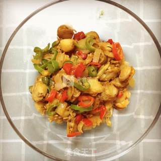 Spicy Fried Scallop Meat recipe