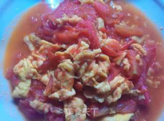 Scrambled Eggs with Tomatoes recipe