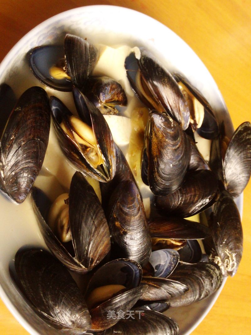 Steamed Mussels Tofu recipe