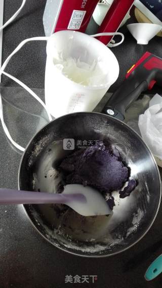 #aca明星饼大赛#purple Enamored Macarons recipe