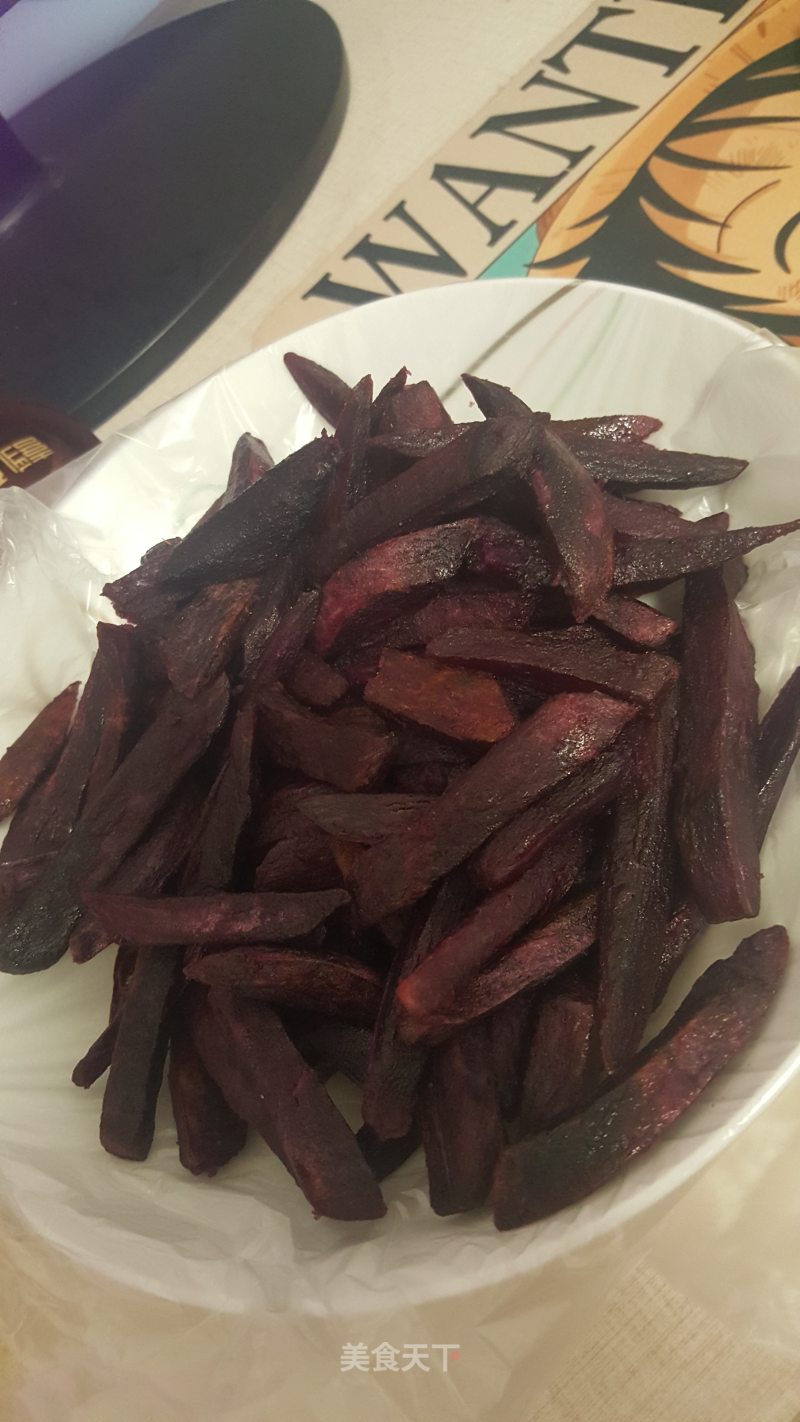 Honey Purple French Fries recipe