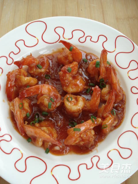 Open Back Shrimp in Garlic Tomato Sauce recipe