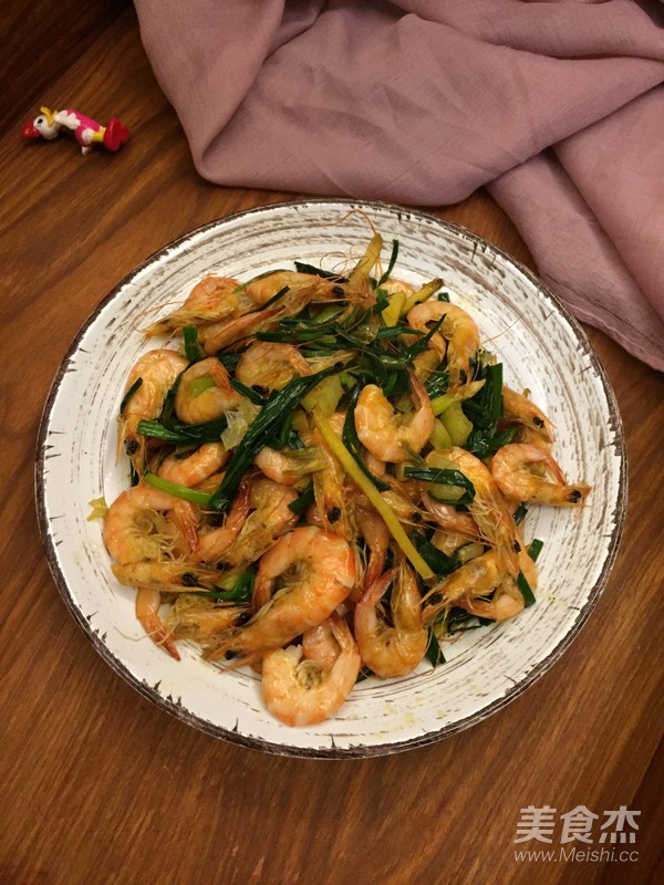 Fried Buckwheat Prawns recipe