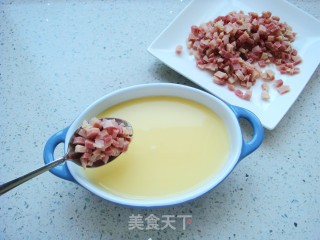 Steamed Egg with Poached Intestine recipe